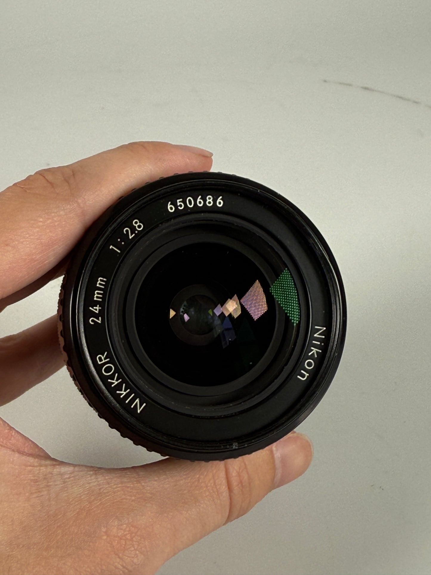 Nikon Nikkor Ai 24mm f2.8 Wide Angle MF Lens