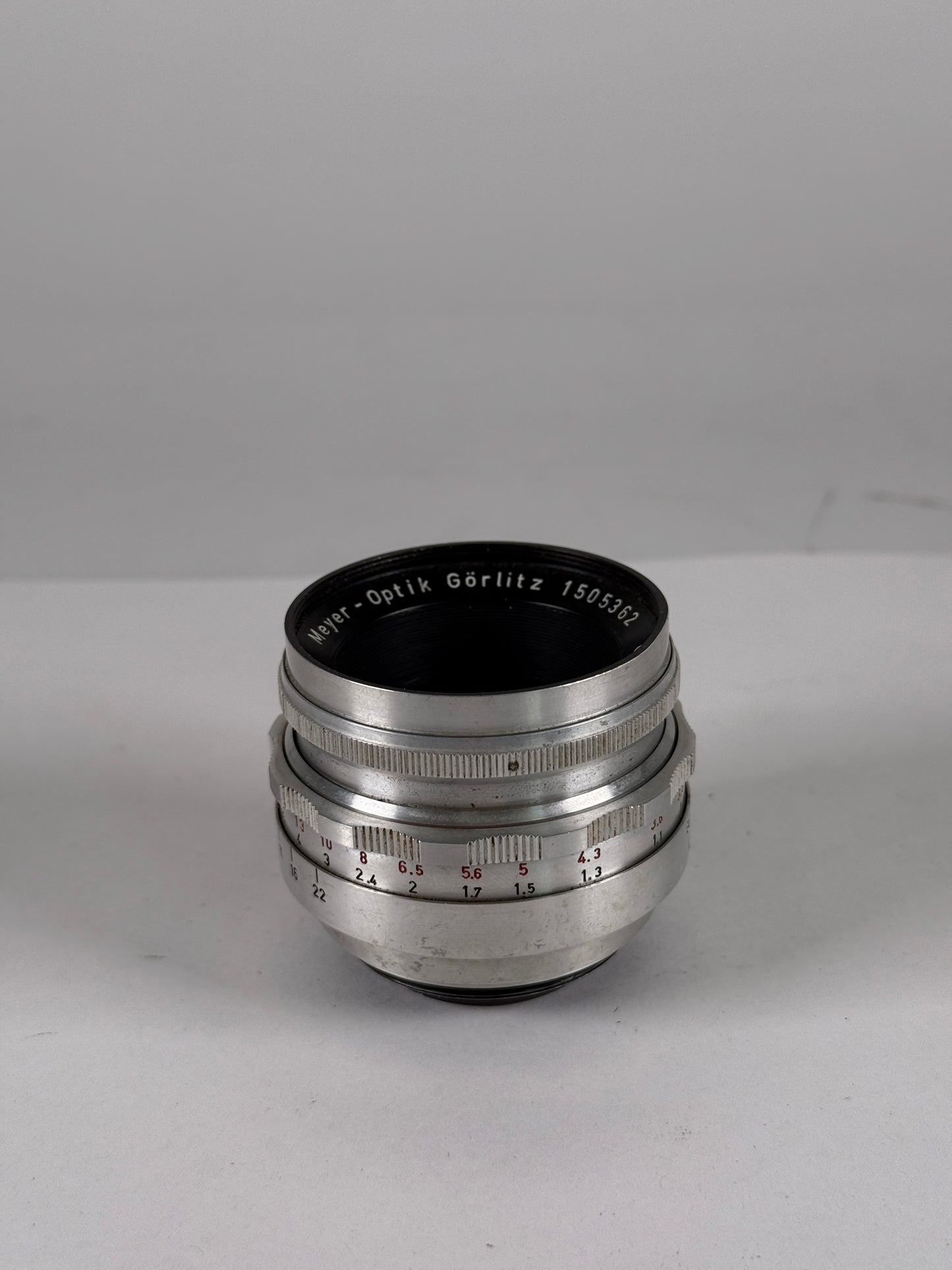 Meyer Optic PRIMOPLAN "RED V" 58mm f1.9 SILVER - M42 mount