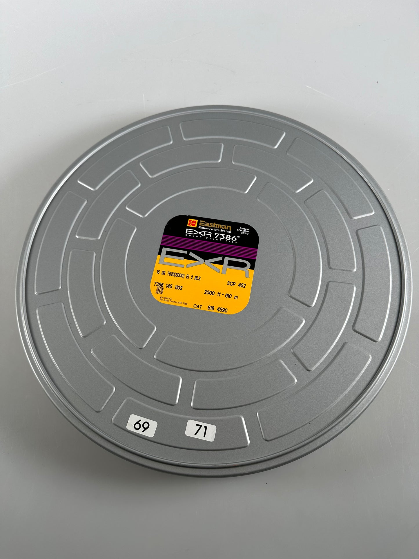 Kodak Motion Picture Film EXR 7386 16mm 2000 FT cinema