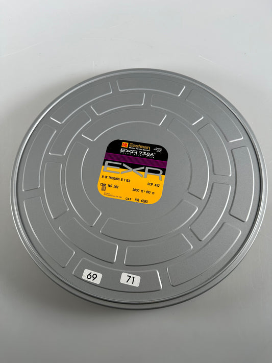 Kodak Motion Picture Film EXR 7386 16mm 2000 FT cinema