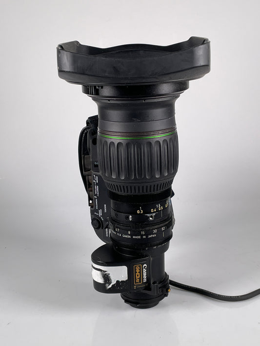 Canon HJ11ex4.7B IRSE HDXS 2/3" HD ENG Broadcast Servo Lens w/ 2x 4.7-52mm f1.9