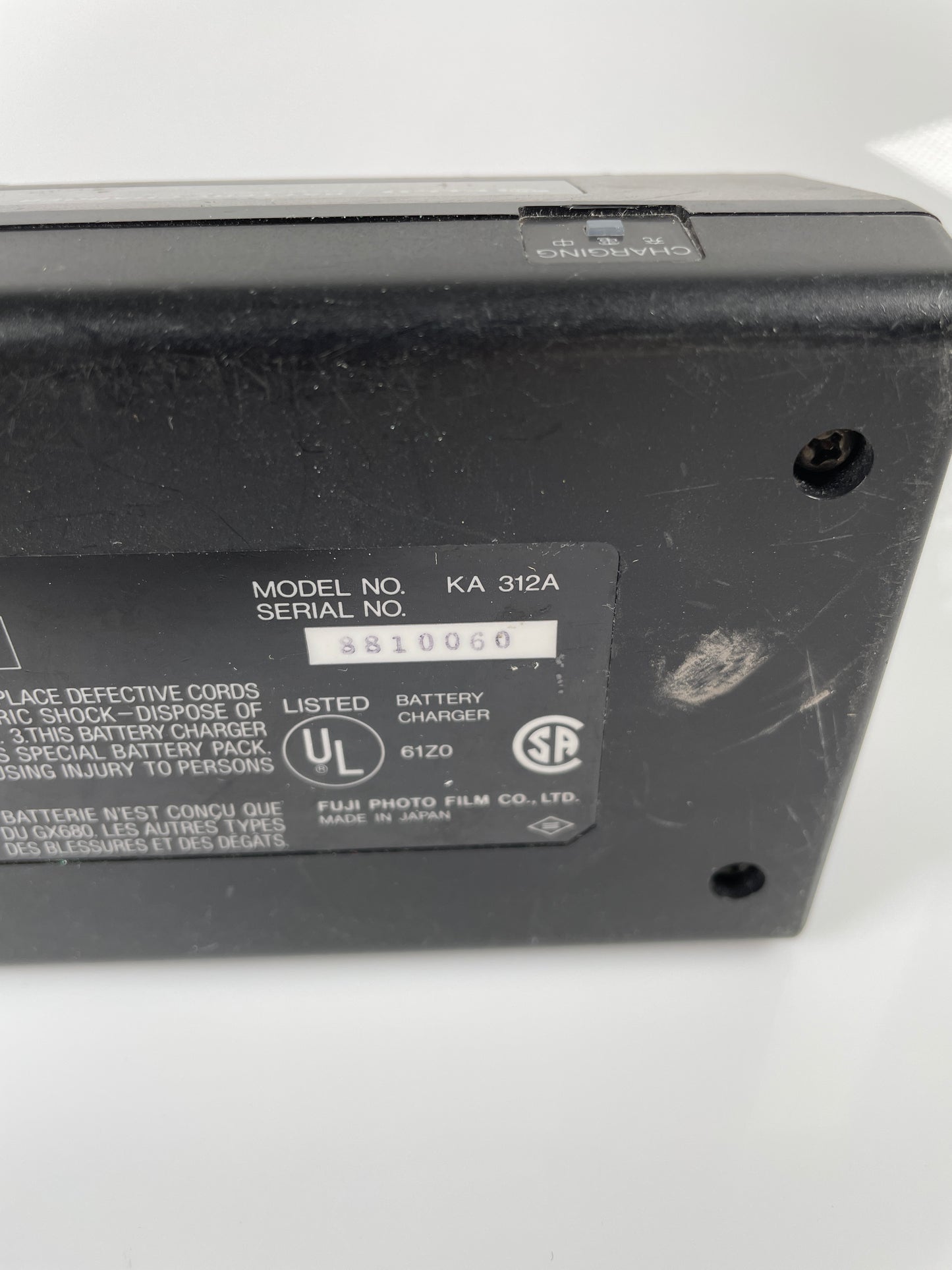 Fuji Fujifilm NiCd Battery Charger Charger for GX680