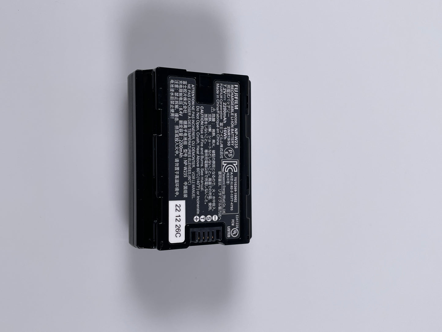 FujiFilm NP-W235 Battery for X-T4, X-T5, X-H2, X-H2S, X-S20, FujiFilm Camera