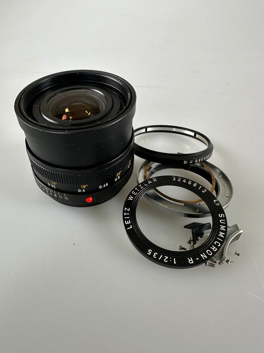 Leica Leitz Wetzlar Summicron R 35mm f2 3 Cam Lens