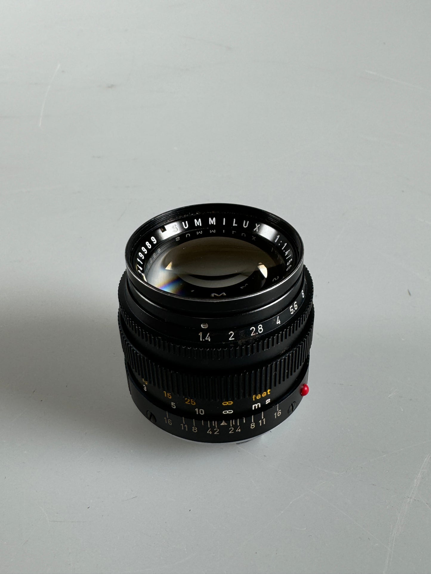 LEITZ Leica Summilux M 50mm F1.4 E43 Ver.II V2 Black Lens 11114