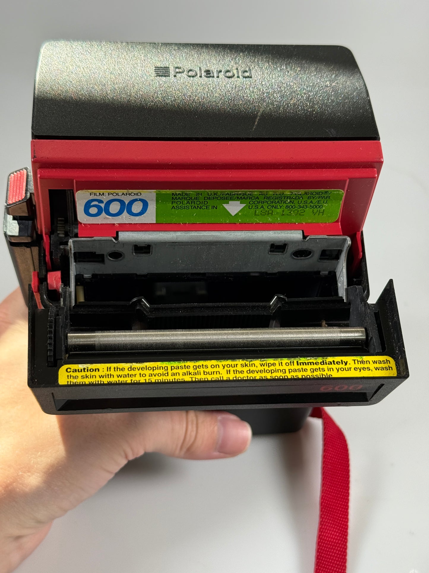 Polaroid Red cool cam 600 AutoFocus Instant Film Camera