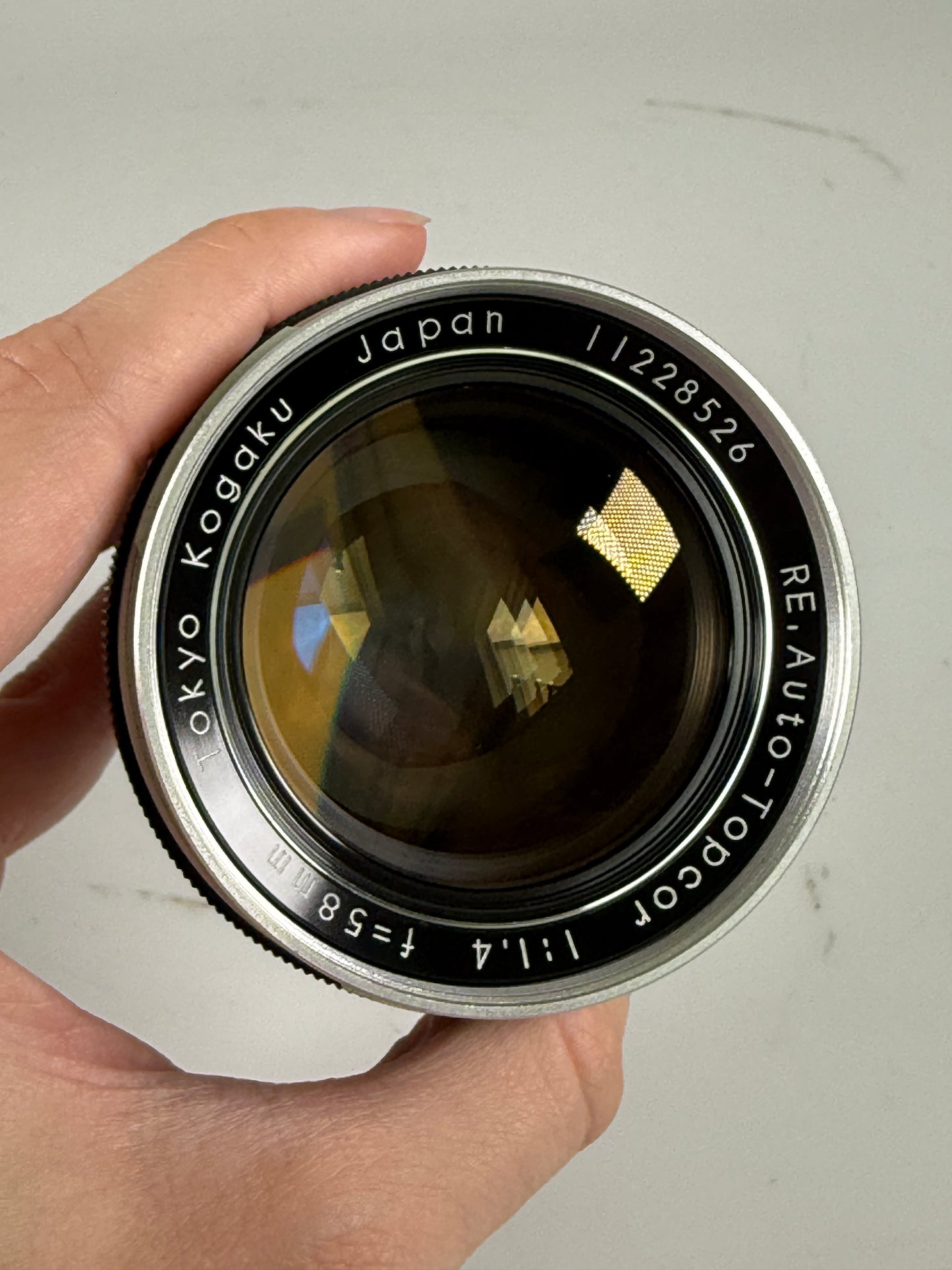 Topcon RE Auto-Topcor 5.8cm (58mm) F1.4 Lens Exakta Mount