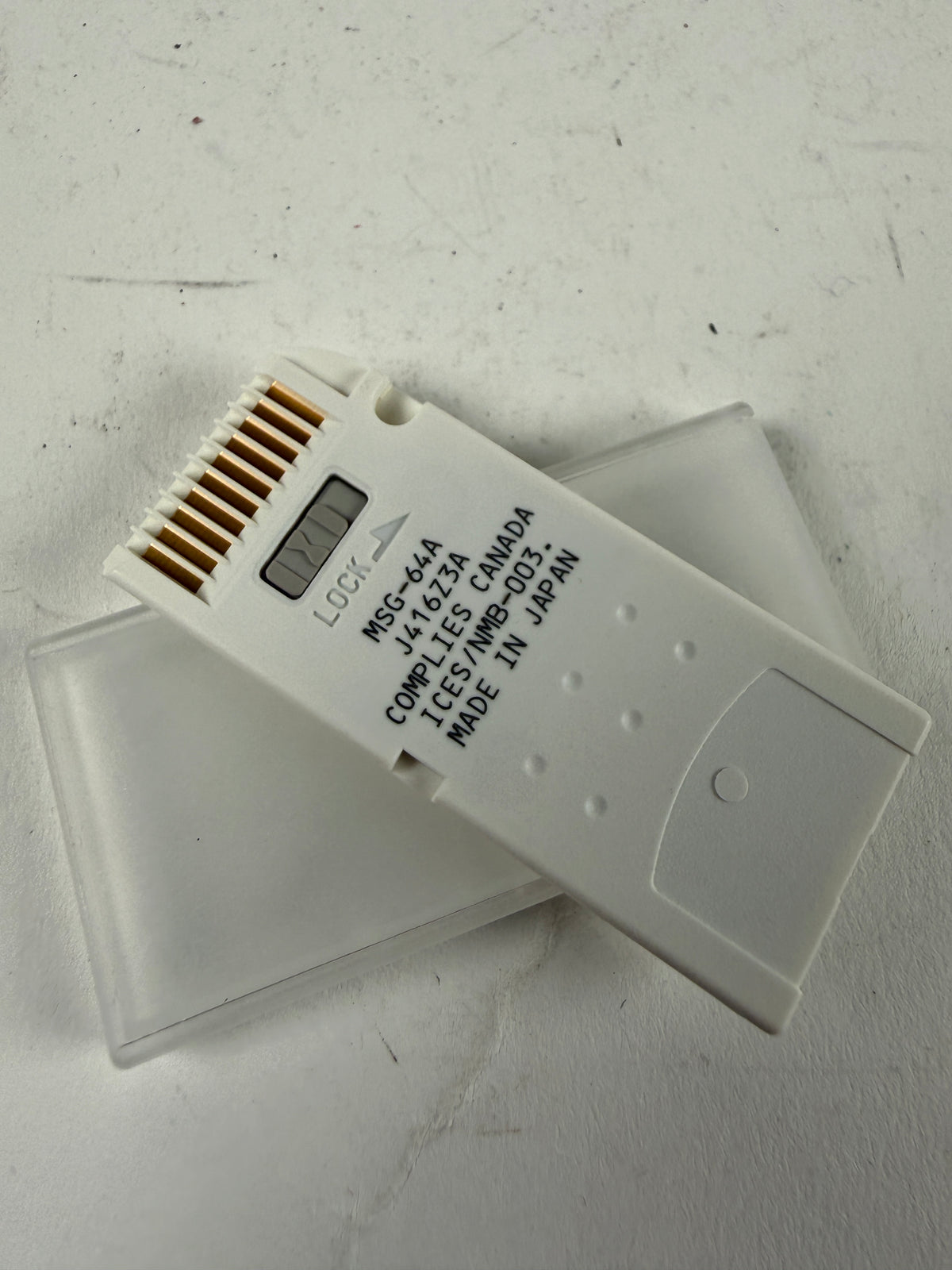 Sony Memory Stick MG Magic Gate 64MB MSG-64A Camera Card and Case