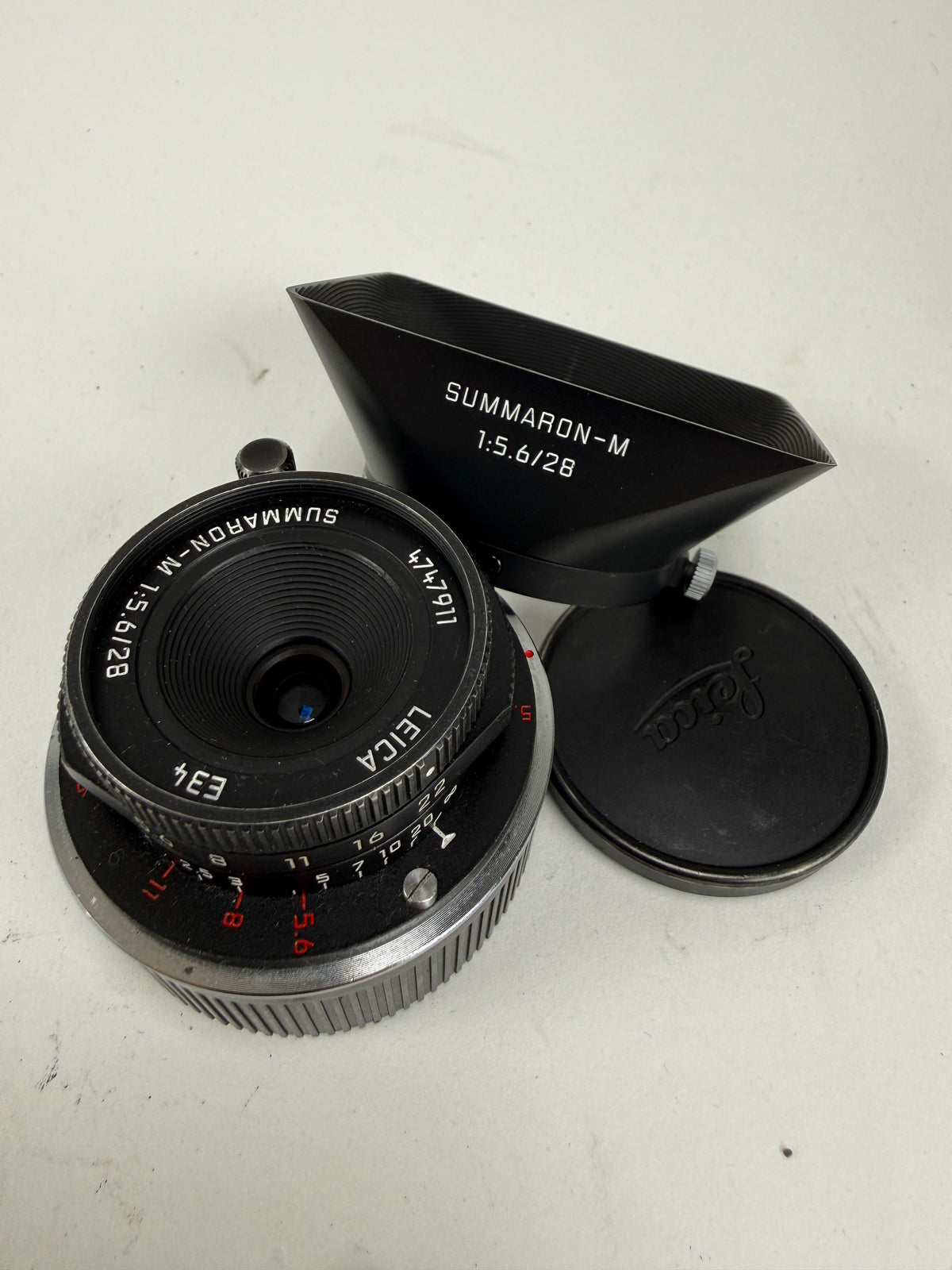 Leica 28mm F5.6 Summaron-M Matte Black chrome #11928 RARE