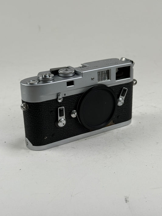 Leica M4 Chrome 35mm rangefinder film camera body YYE CLA