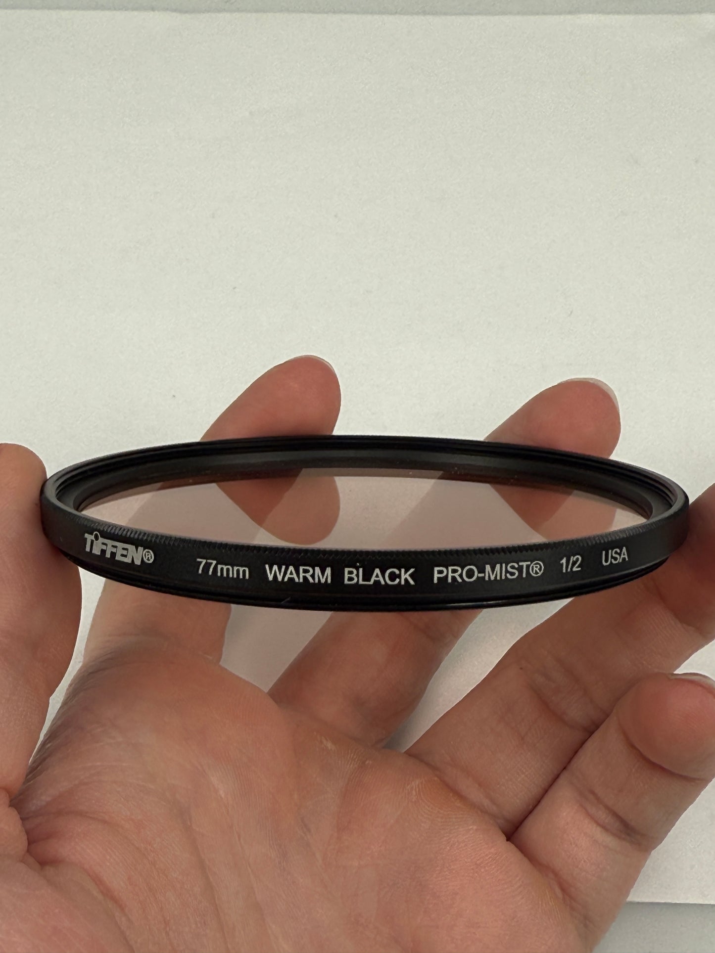 Tiffen 77mm Warm Black Pro-Mist 1/2 Filter Halation Diffusion Filter