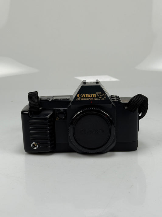 Canon T70 35mm MF Film SLR Camera Body Only