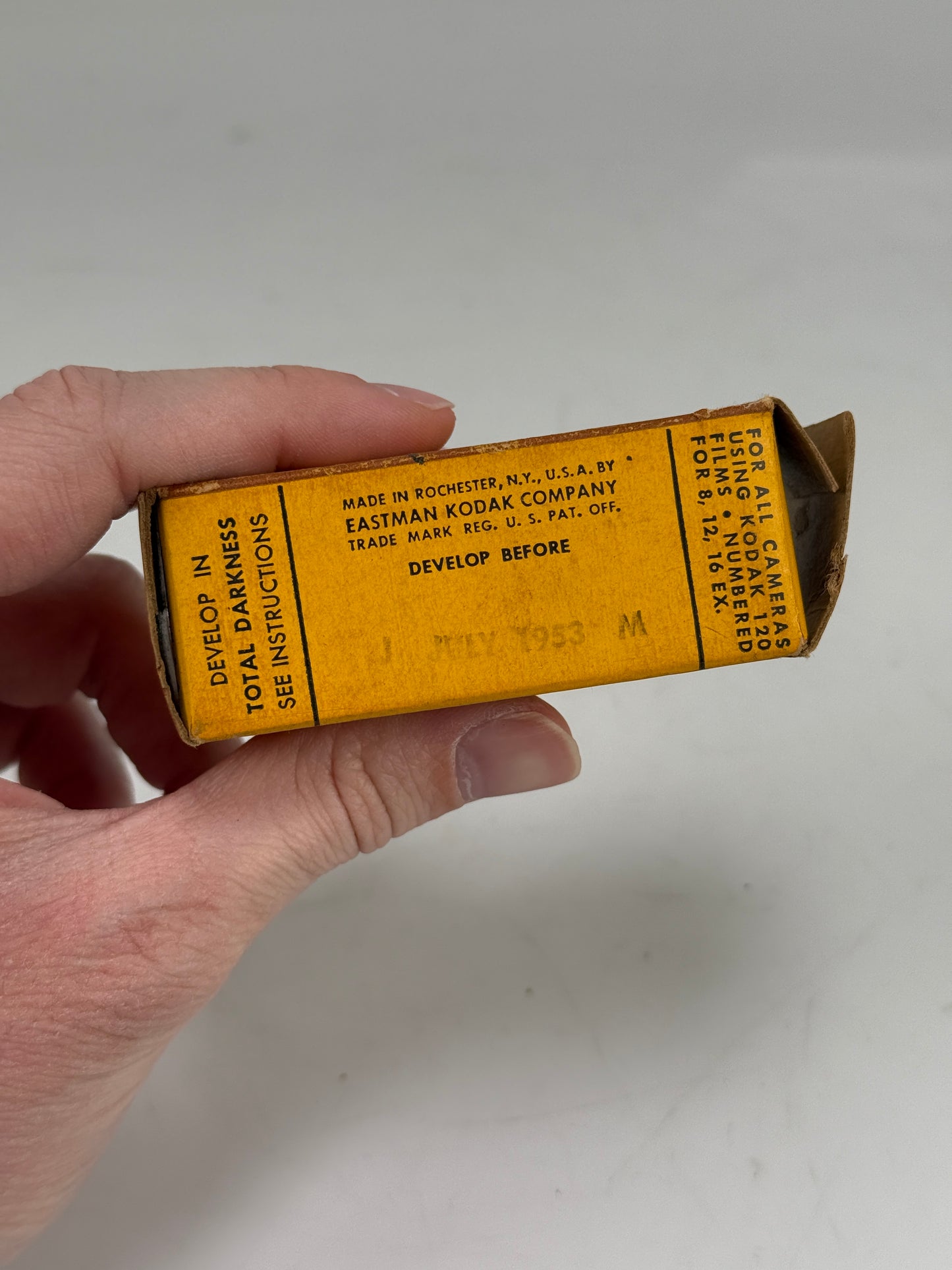 Kodak Plus-X pan film PX 120 roll