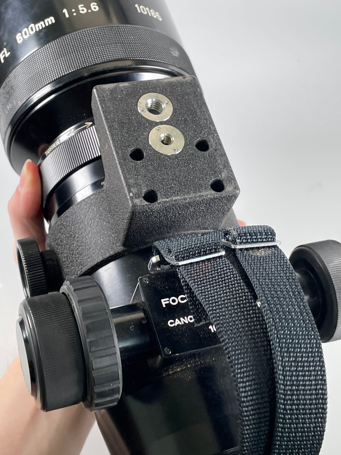 Canon FL 600mm f5.6 Telephoto Lens. Canon Focusing Unit