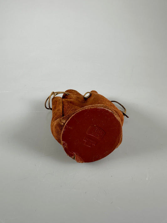 Zeiss Ikon Suede Brown Leather Lens Pouch Case - 760