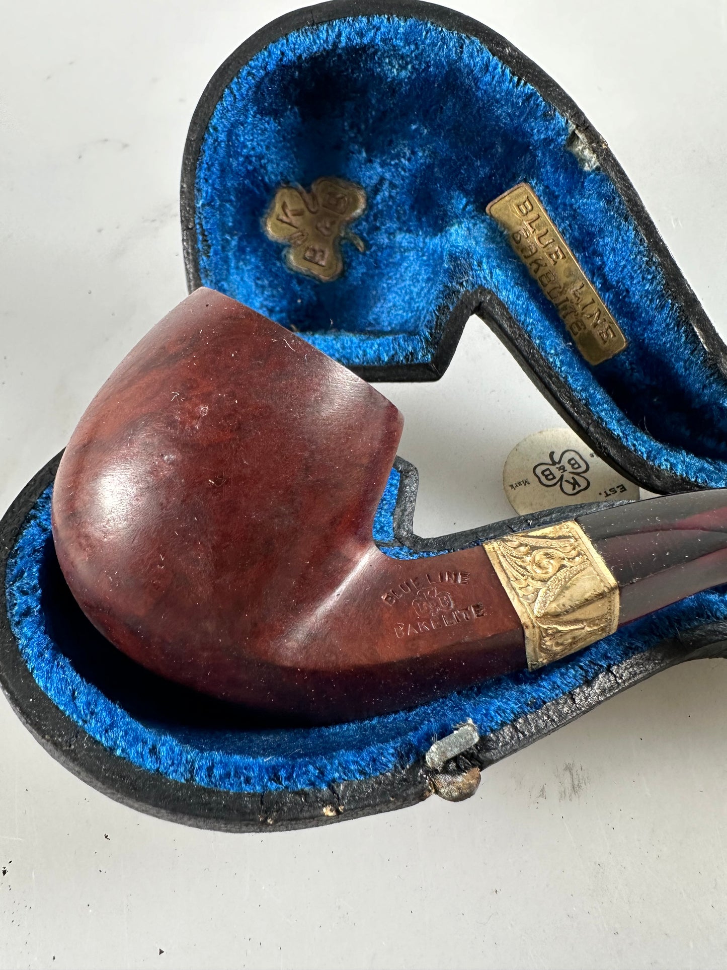 KBB Blue Line Bakelite Pipe, Unsmoked