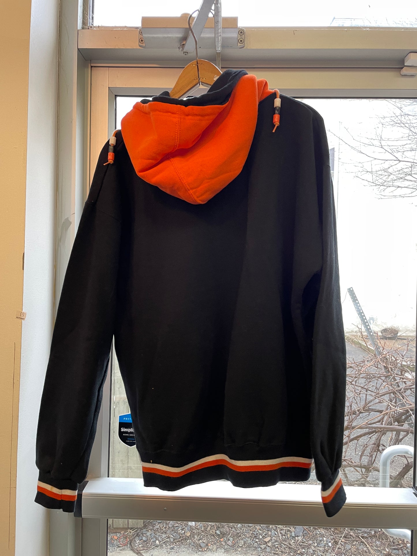 Vintage 90s Philadelphia Flyers NHL Starter Double Hood Sweatshirt Hoodie Men Lg