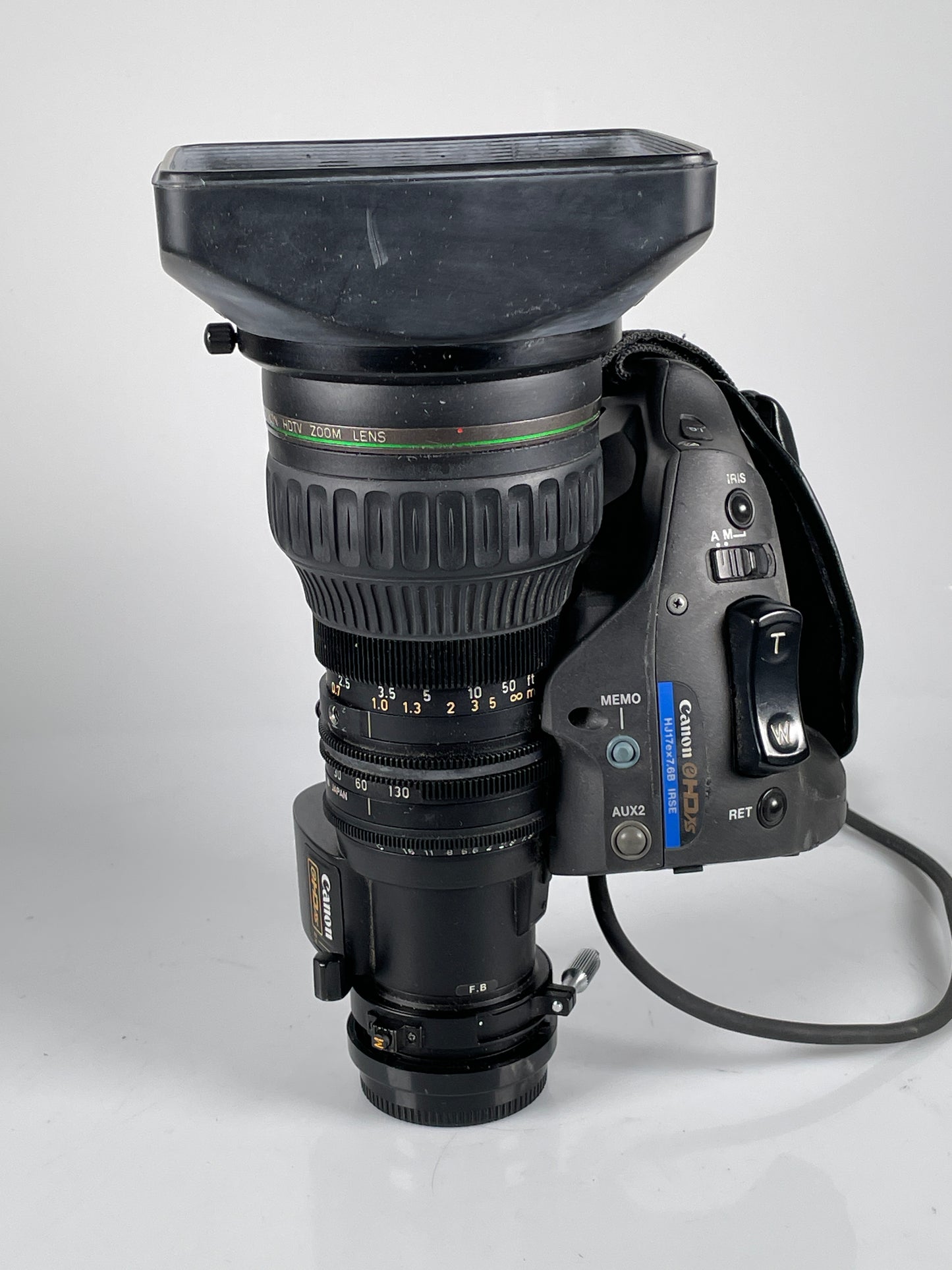 Canon HJ17ex7.6B-IRSE eHDxs 17x2/3 ENG Lens w/ 2x - 7.6-130mm f1.8
