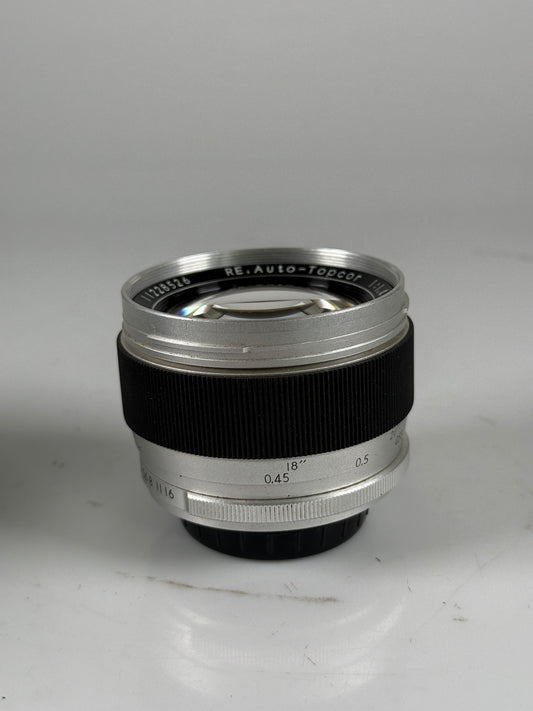 Topcon RE Auto-Topcor 5.8cm (58mm) F1.4 Lens Exakta Mount