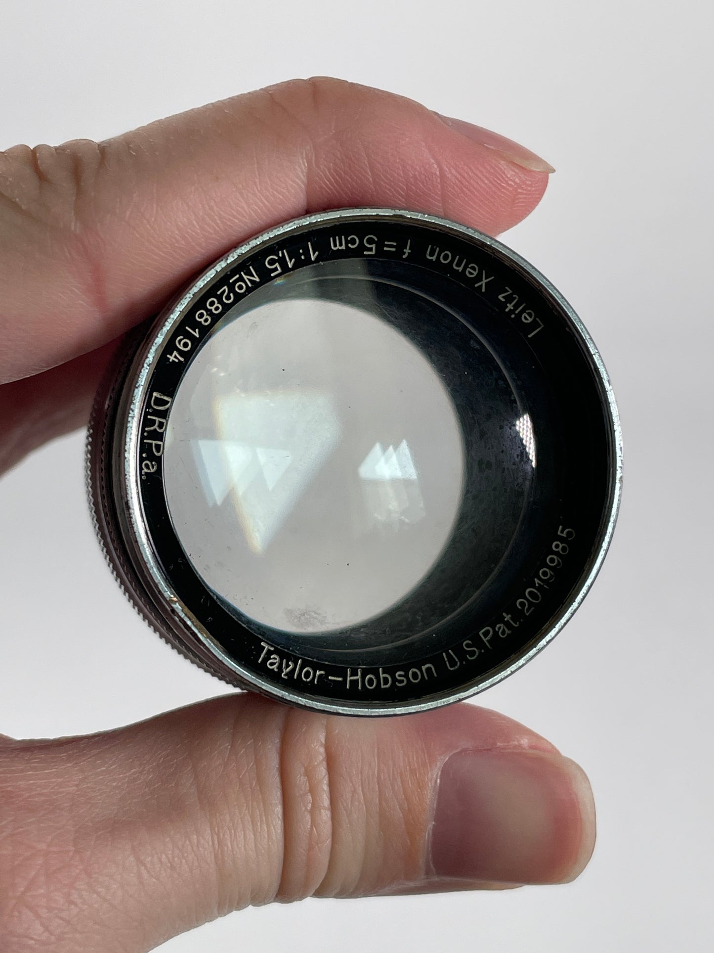 Leica leitz Xenon 5cm 50mm F1.5 1.5 LENS screw ltm m39 2 rings