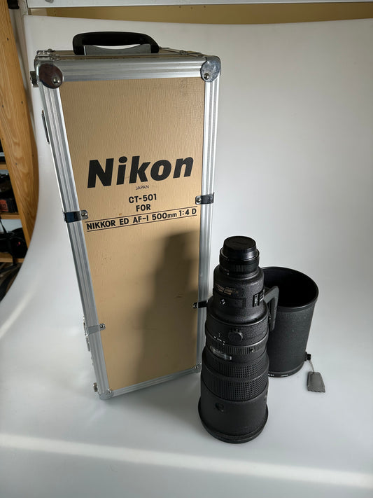Nikon AF-I NIKKOR 500mm F4 D ED Camera Lens