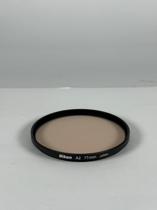 Nikon 77mm A2 Genuine Light Amber Warming Camera Lens Filter