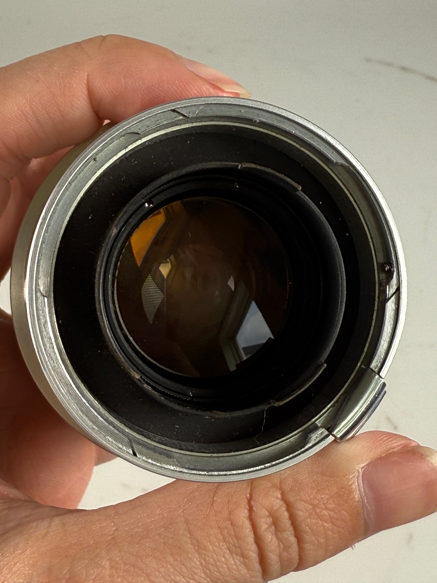 Jupiter-9 f2/85mm Red P USSR Soviet copy SONNAR Lens to 85mm Camera Kiev Contax