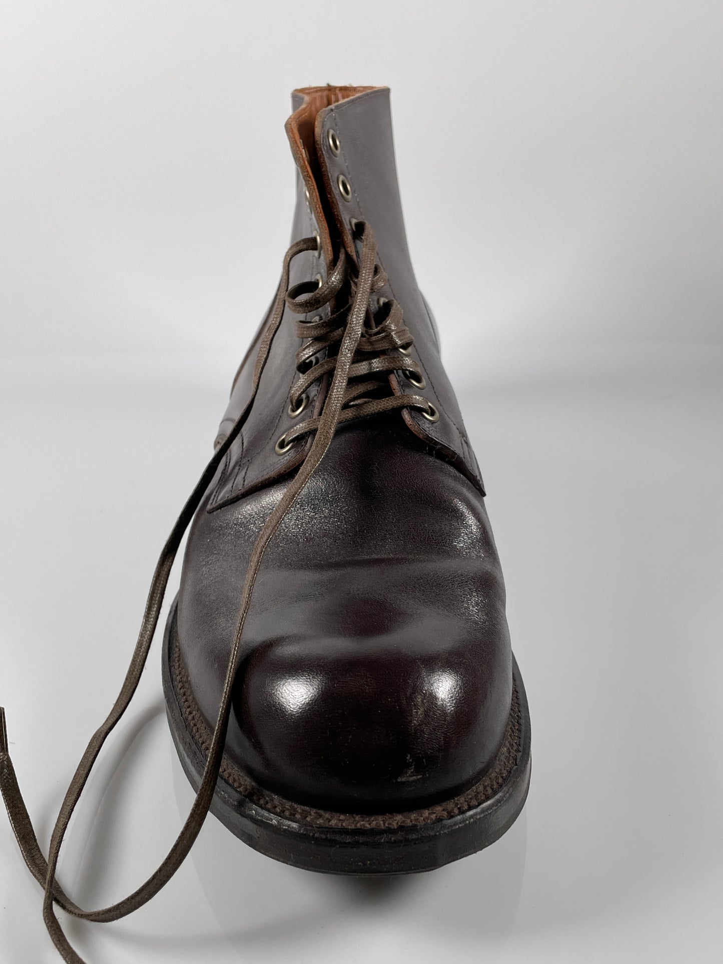 Viberg Service Boot 2040 - Dark Brown Wooly Chromexcel Size US 10