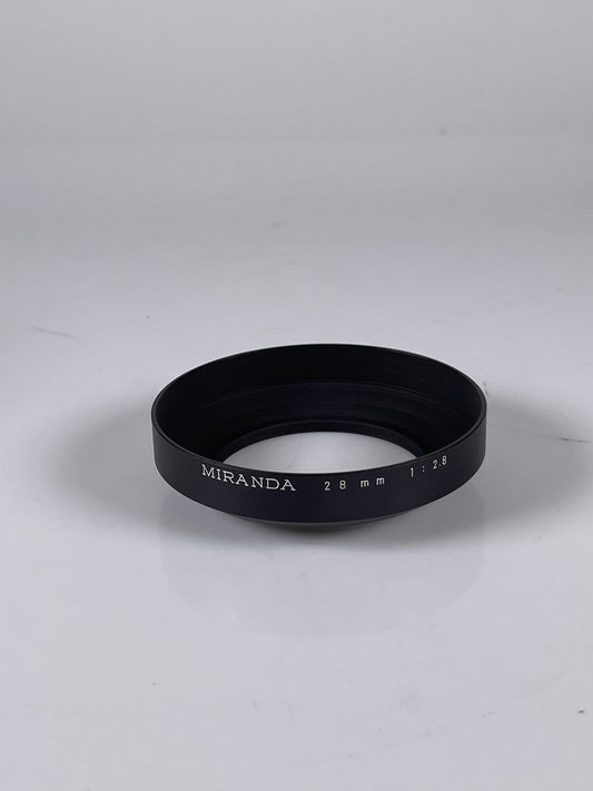 Miranda 28mm f2.8 lens hood with case