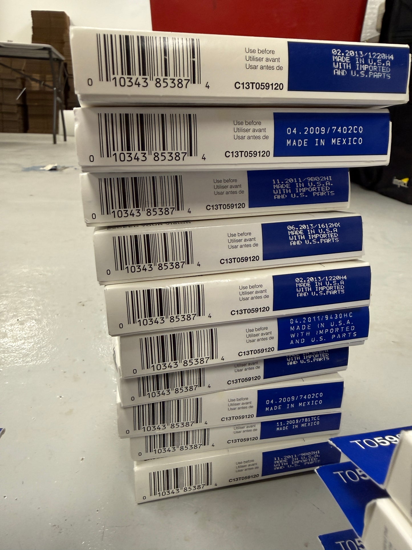 Genuine Epson lot of 96 epson 59 ink cartridges T059 style photo R2400