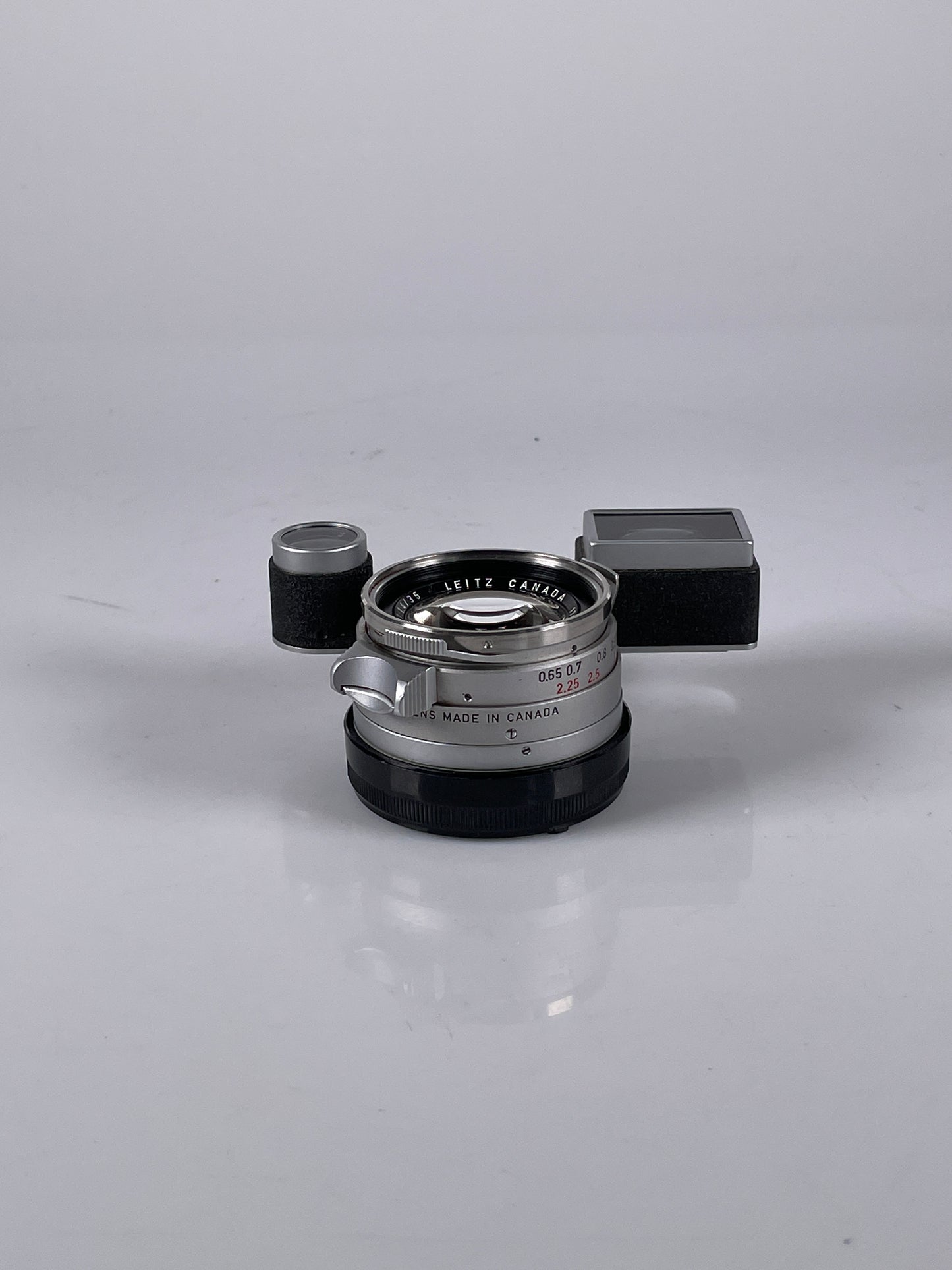LEITZ Leica Summilux M 35mm F1.4 Steel Rim Lens Canada Chrome Goggles 11870
