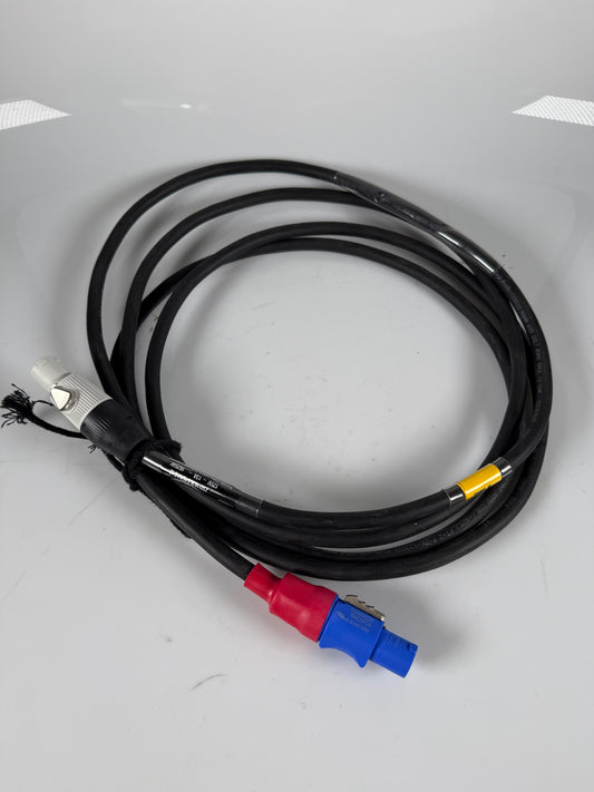 NEUTRIK POWER CORD, STAGE LIGHTING PowerCON NAC3FCA to Hubble 16AWG 13A cable