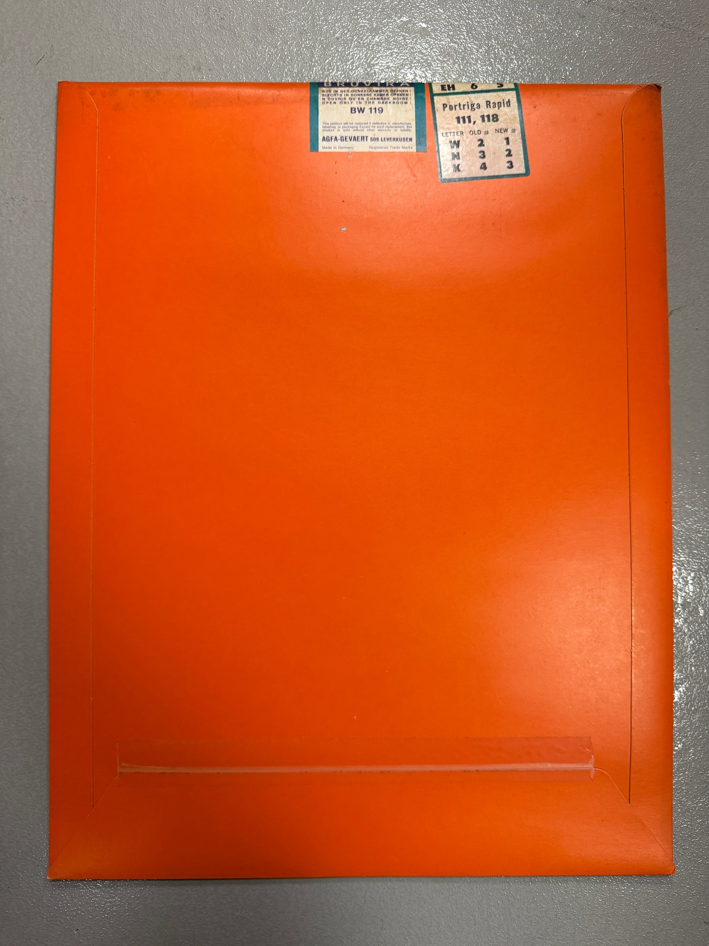 Agfa Brovira Photo Paper 10 Sheets 11x14 inch BW 119 1