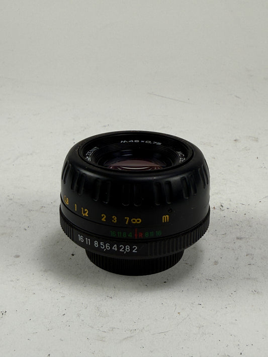 Zenit MC Zenitar-M2s 50mm F2 M46×0.75 M42 mount lens