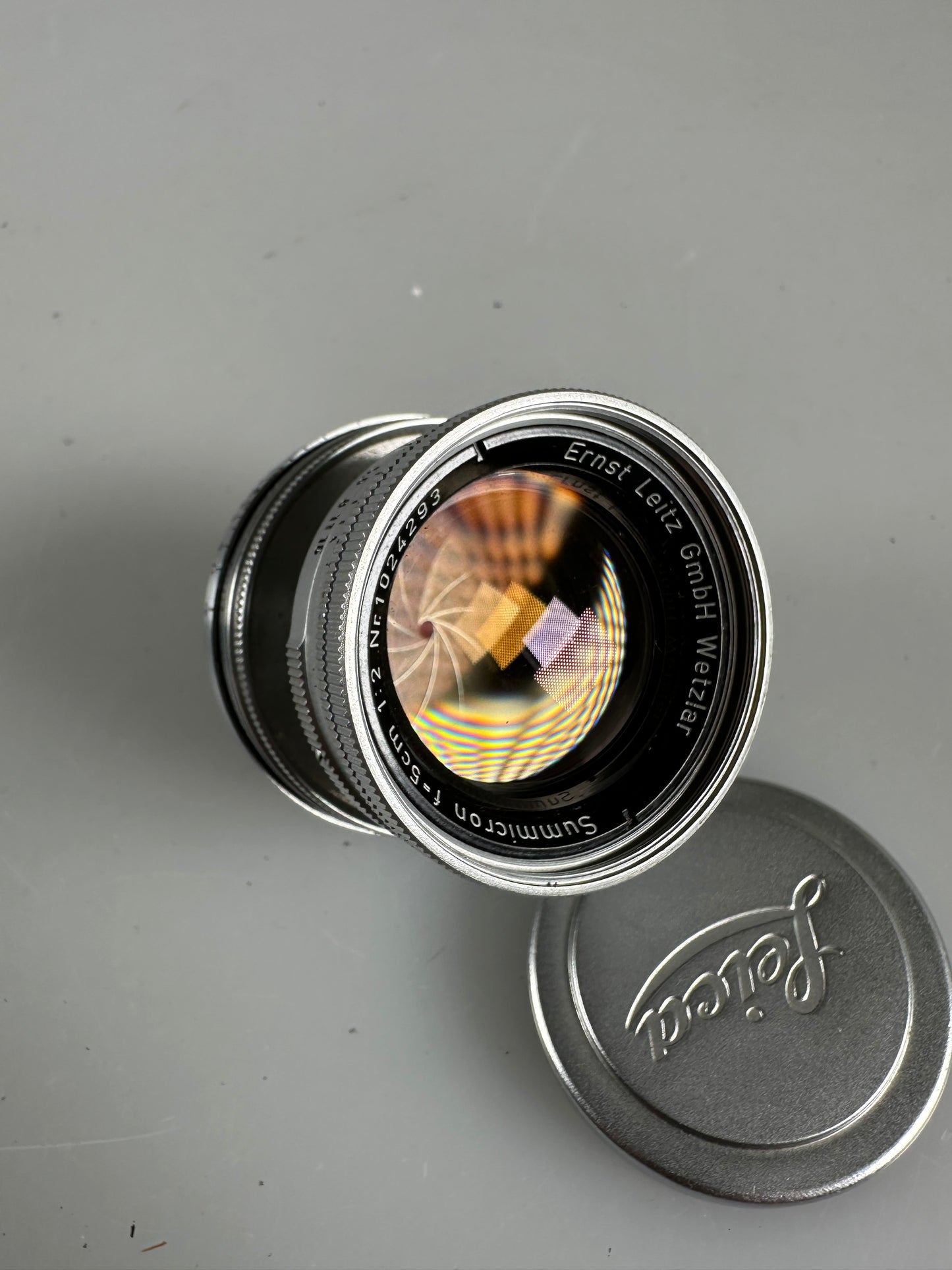 Leica 50mm f2 Summicron Radioactive L39 LTM Screwmount Rangefinder Lens