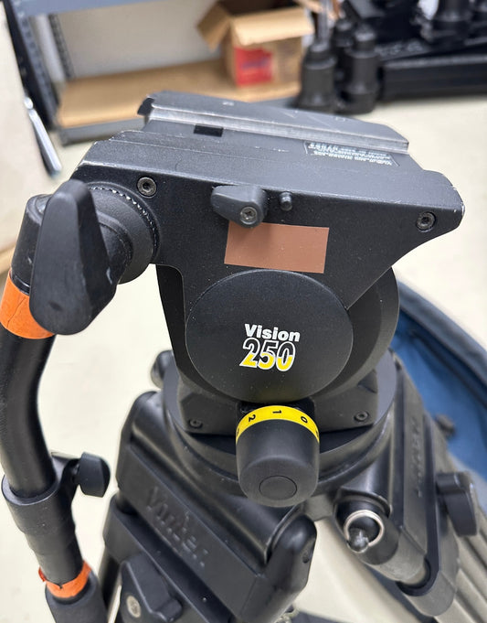 Vinten Vision 250 Fluid Head with Carbon Fiber 2-Stage Tripod