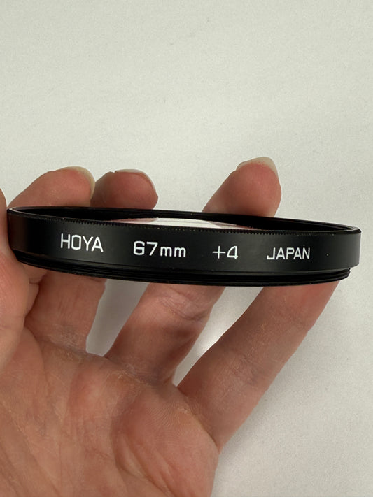 Hoya 67mm Close-Up Filter Set for Macro Photography +1, +2, +4 Diopters
