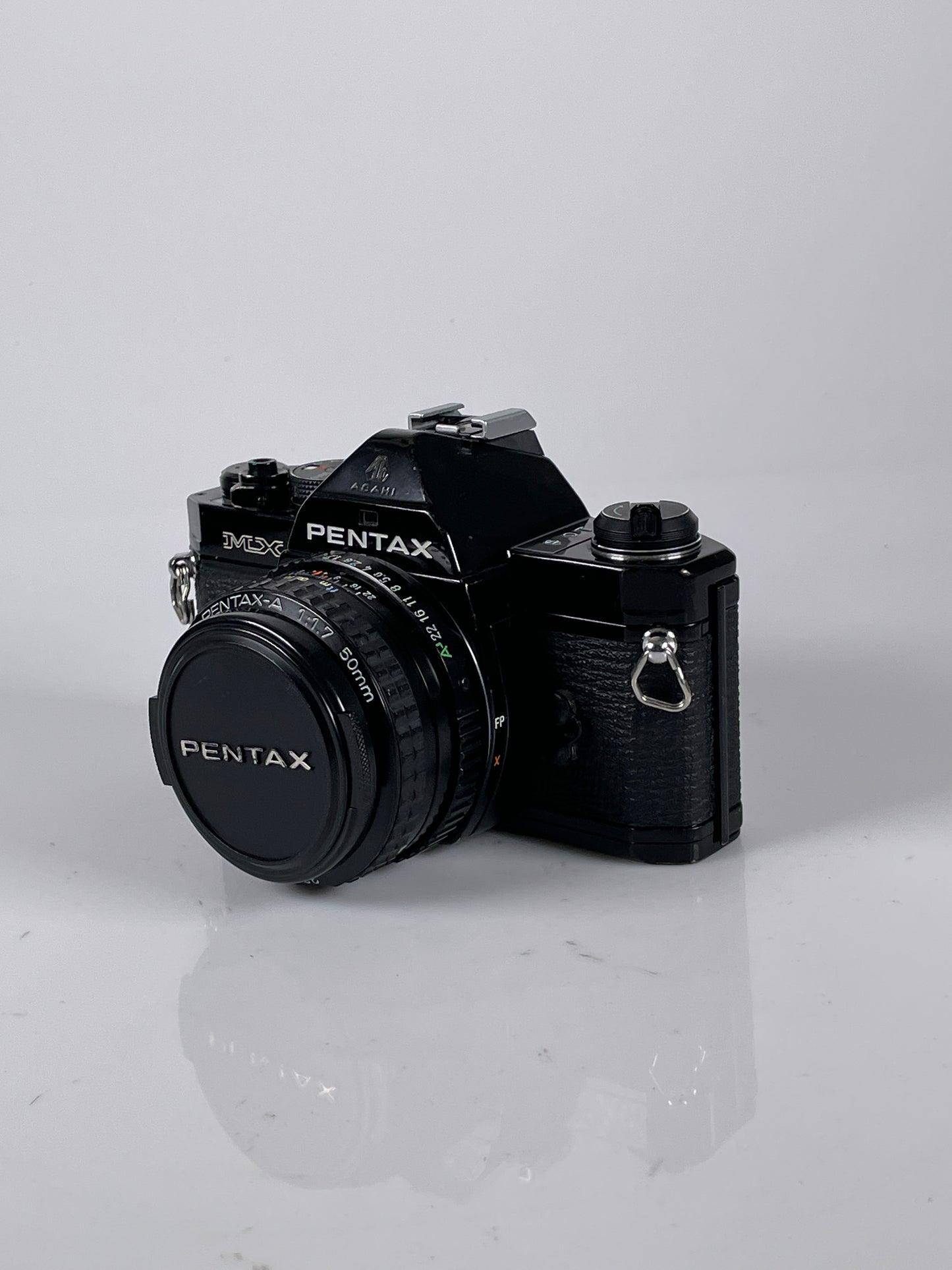 Pentax MX 35mm SLR Camera Black with 50mm f1.7