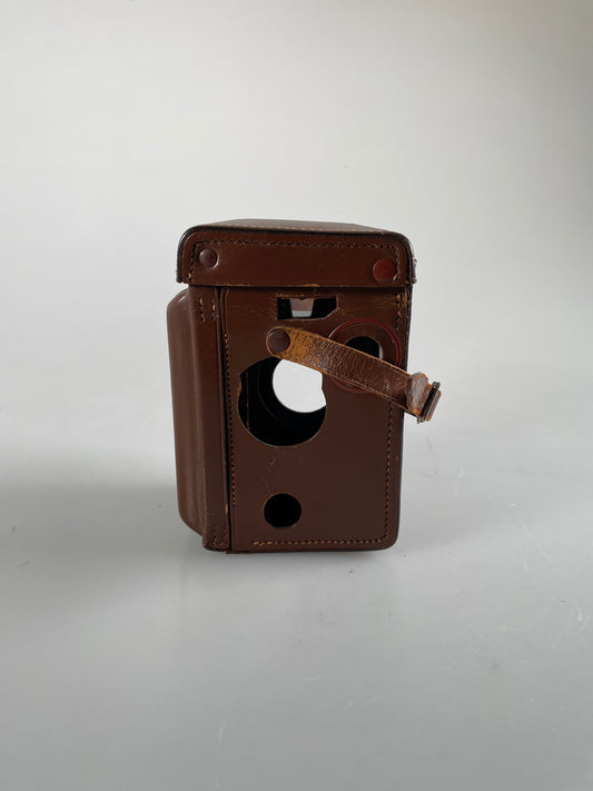 Rolleiflex 2.8 E3 Genuine Brown Leather Camera Case