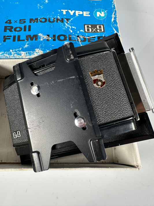 Wista 120/220 6x9 Roll Film Back 4x5 Type N