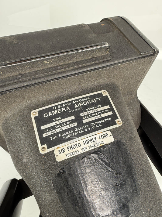 Graflex Military K20 aircraft US Army Air Corp camera