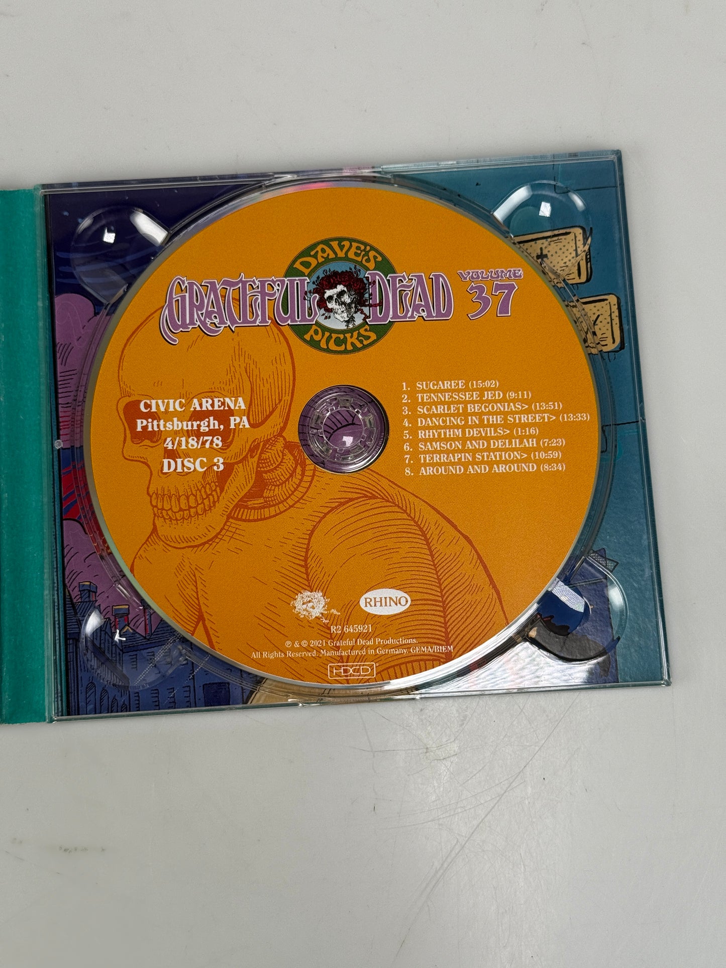 GRATEFUL DEAD Dave's Picks Vol 37 4/15/78 Williamsburg, VA