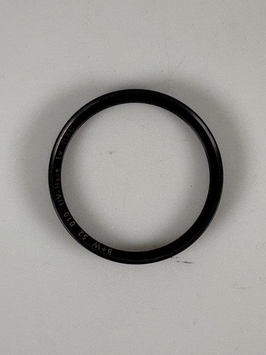 B+W 52mm 010 UV Clear 1x MRC Lens Filter