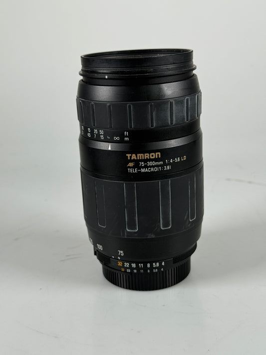 Tamron 75-300mm f4.0-5.6 LD Macro AF Zoom Lens for Nikon AF 672D