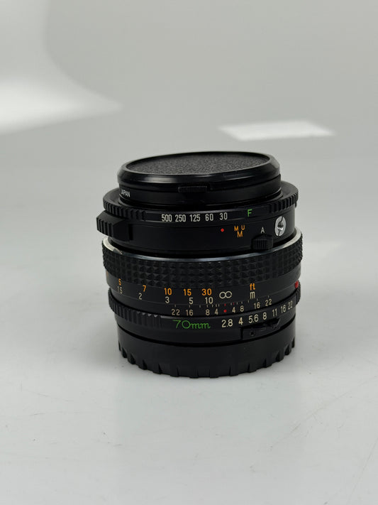 Mamiya Sekor C 70mm f2.8 Lens LS Shutter for M645 1000S super