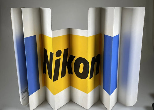 Nikon car windshield sun cover promotional dealer/rep RARE 90s camera