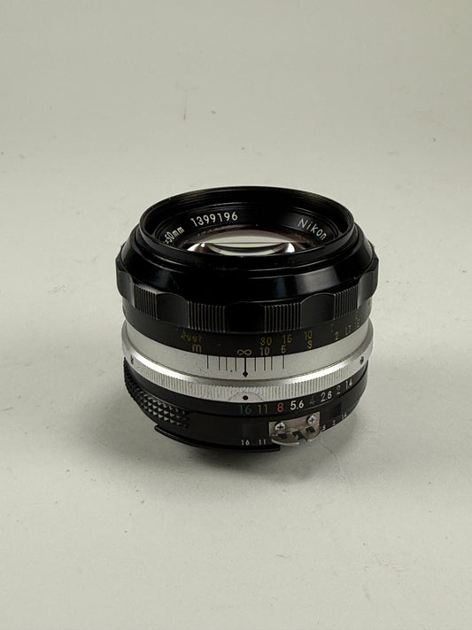 Nikon Nikkor-S.C Auto 50mm f1.4 Ai converted Lens