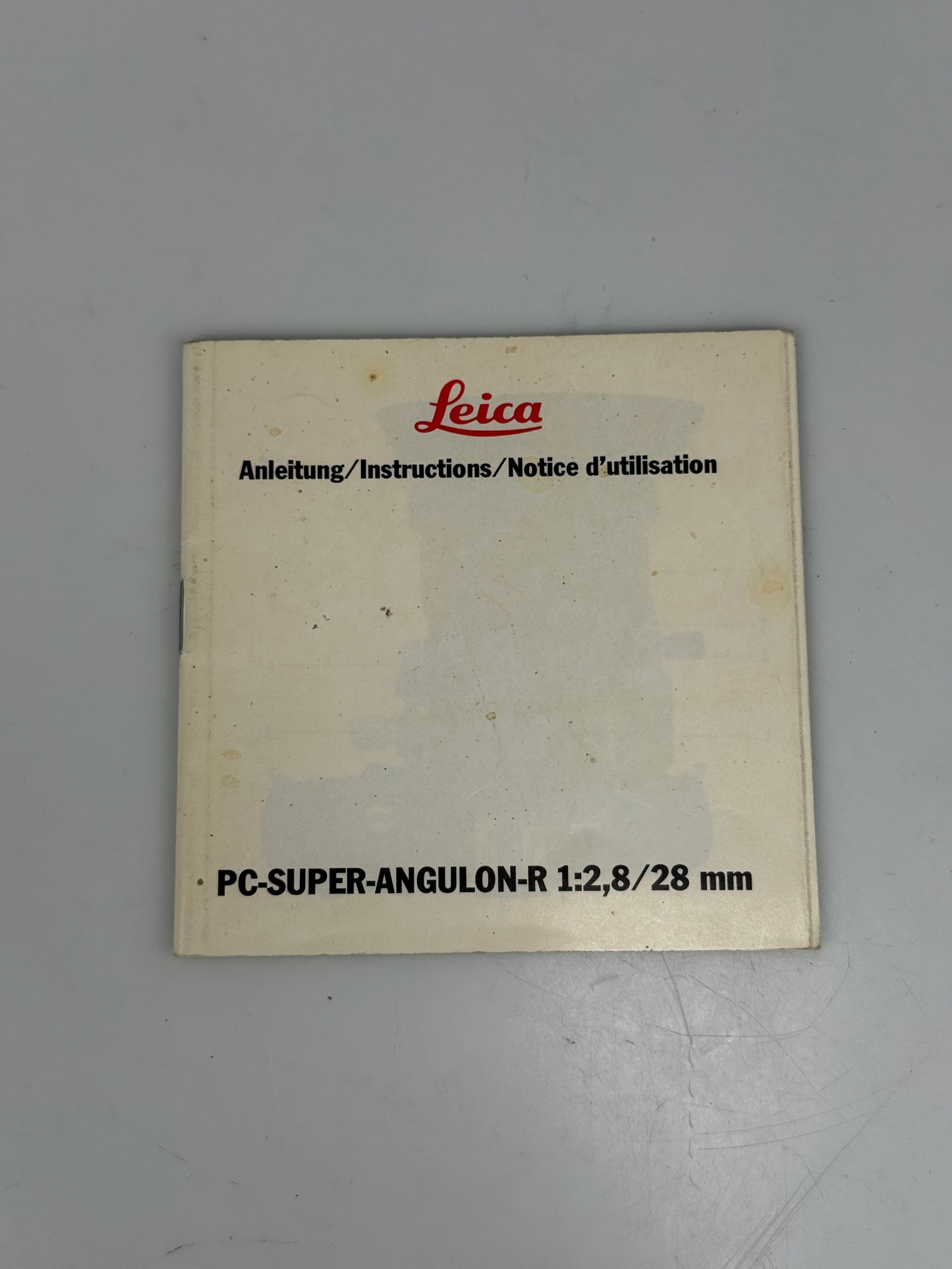 Leica 11812 PC Super Angulon-R 28mm f2.8 Lens