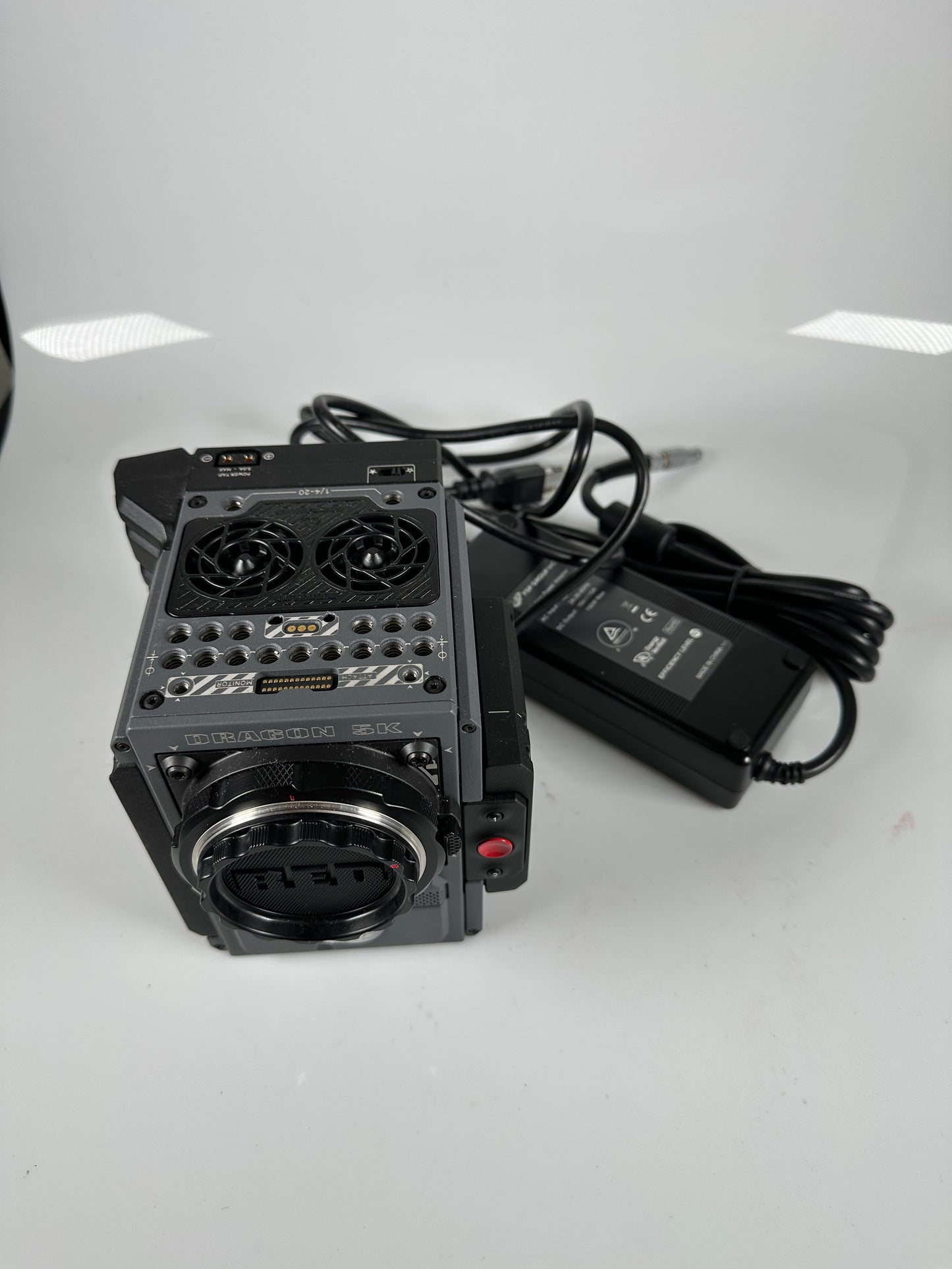 Red Scarlet-W Dragon 5K DSMC2 cinema camera S35 v-lock expander EF lens mount