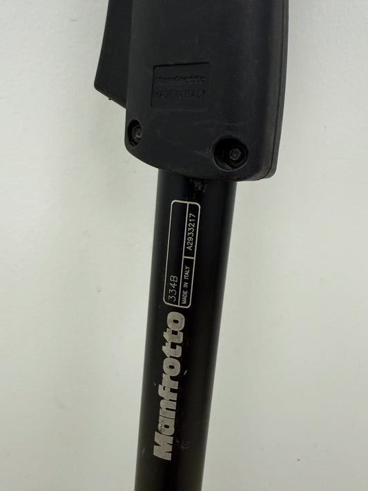 Manfrotto 3245 334B Bogen Automatic Grip Action Extendable Monopod w/ 3232 head